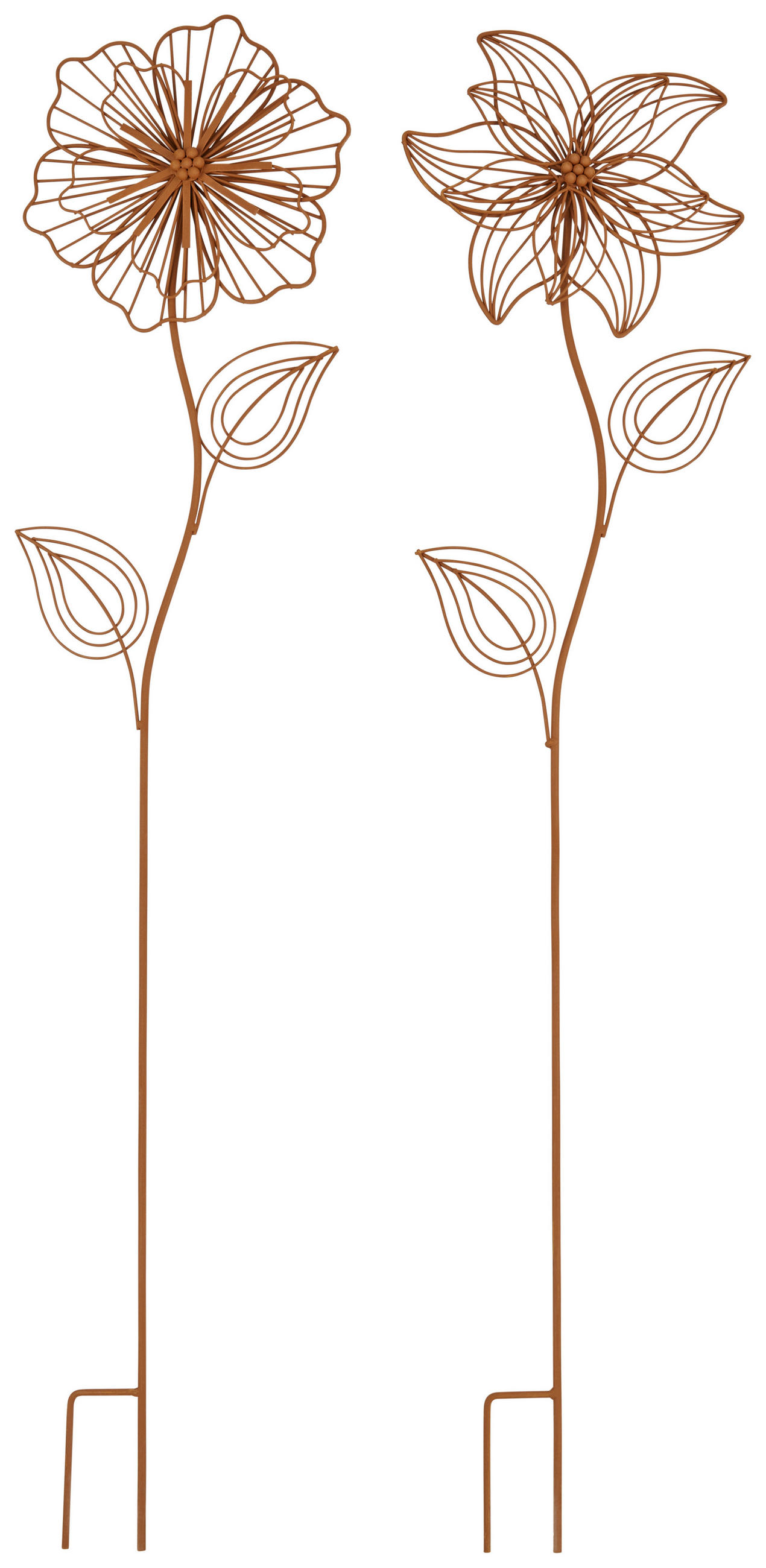 Gartenstecker Della Rostfarben D/h: Ca. 22/110 Cm