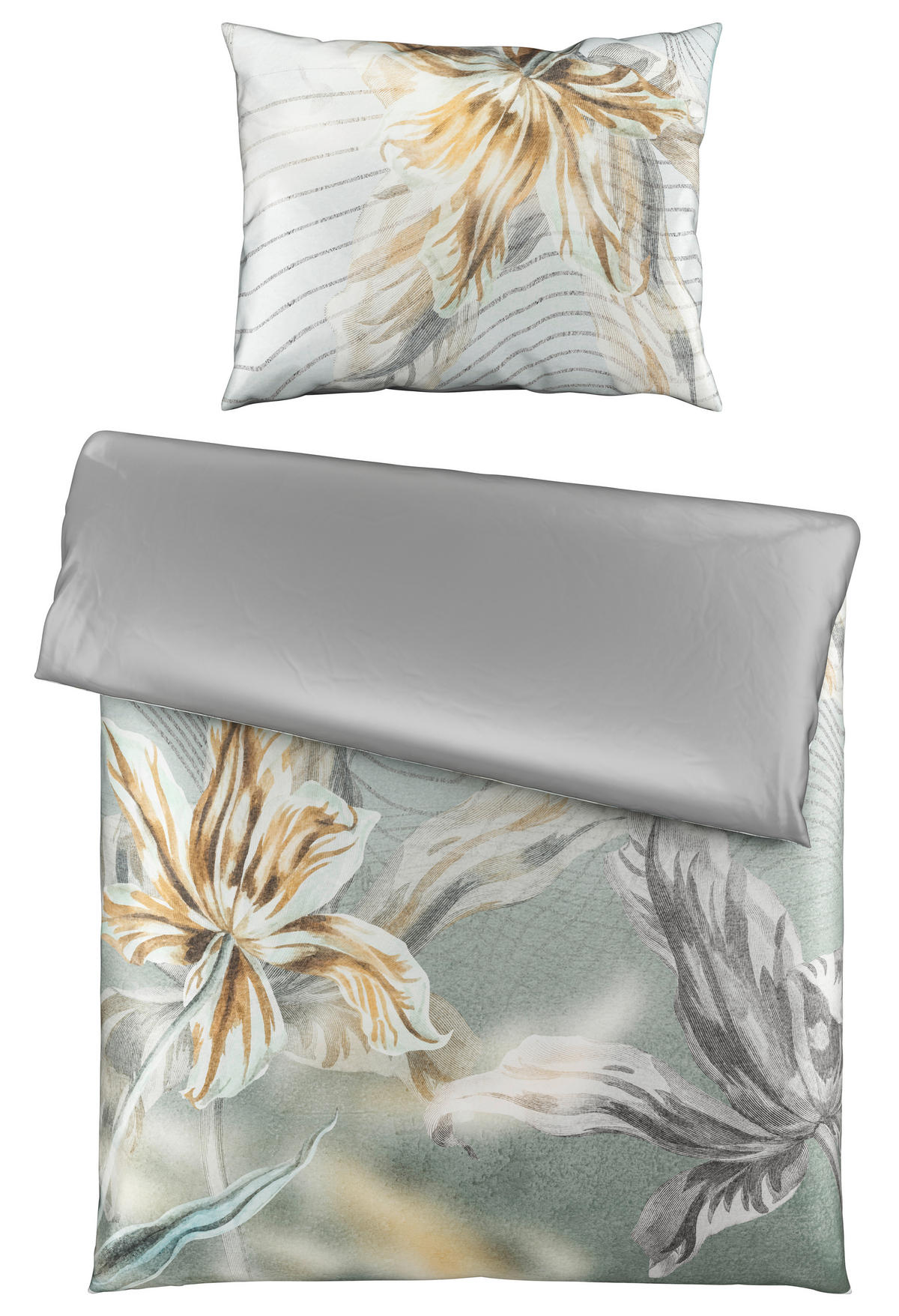 POSTELJINA GRACE 140/200 cm saten višebojna  - višebojna, Konvencionalno, tekstil (140/200cm) - Esposa