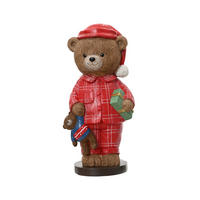 KARÁCSONYI FIGURA - piros, Basics, műanyag (14/17/35cm)