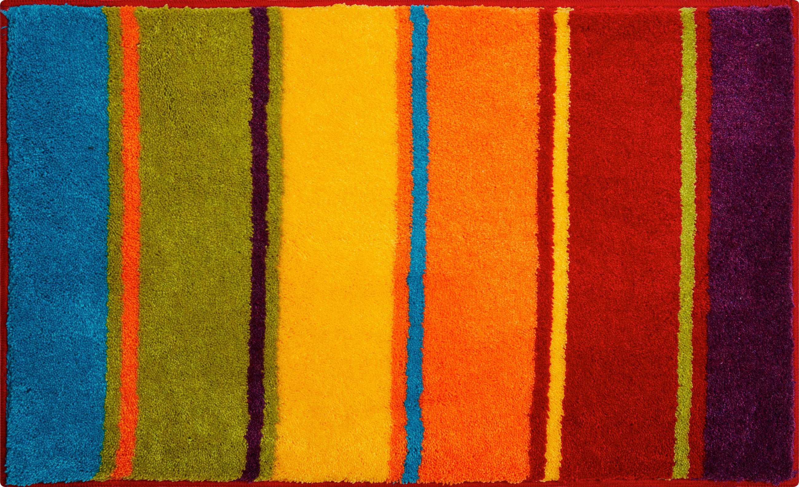 BADTEPPICH Summertime Multicolor 60/90 cm  - Multicolor, Basics, Kunststoff/Textil (60/90cm) - Grund