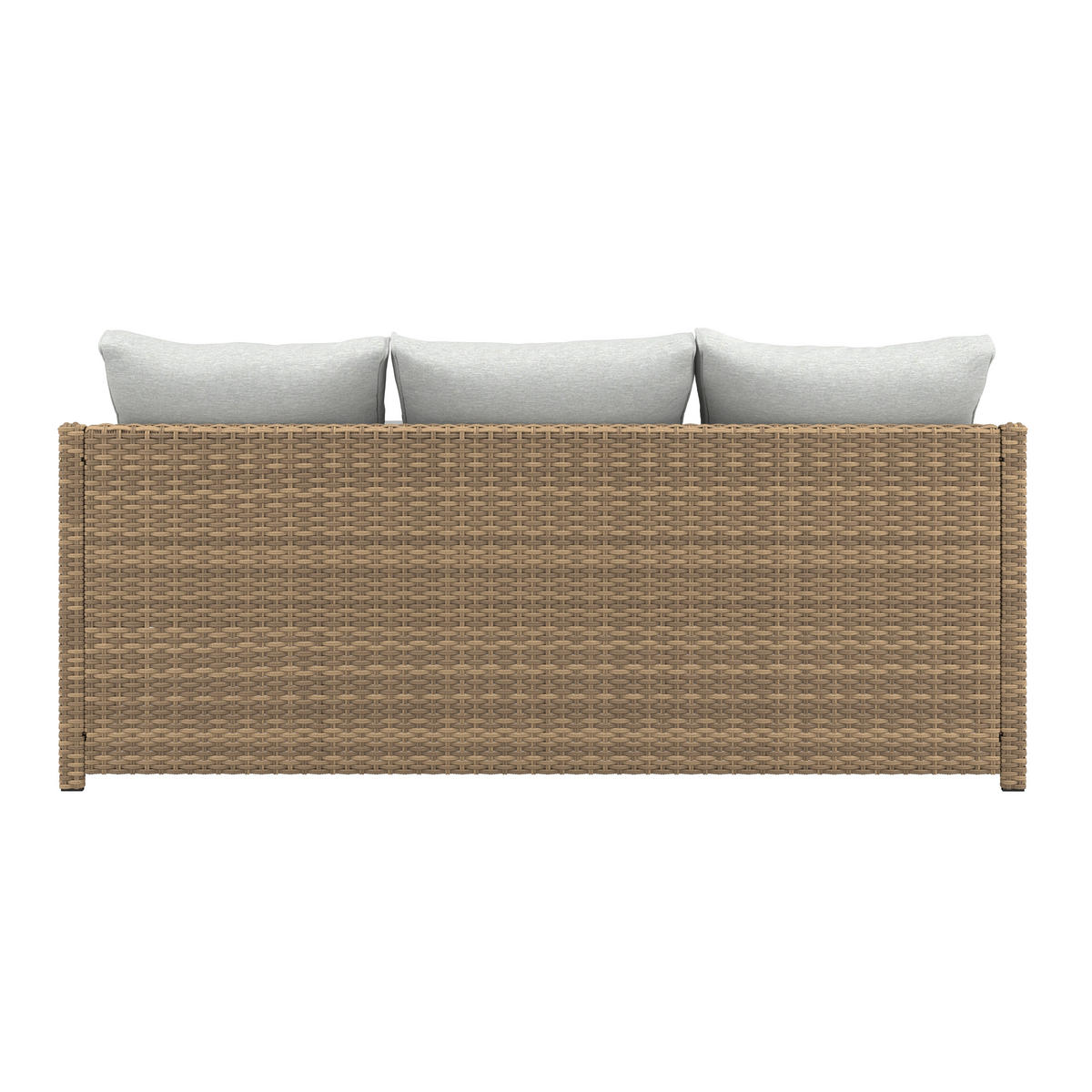 LOUNGEGARNITUR   178/67,5/67,5 cm Stahl  - Gelb/Grau, MODERN, Kunststoff/Textil (178/67,5/67,5cm) - Beldano