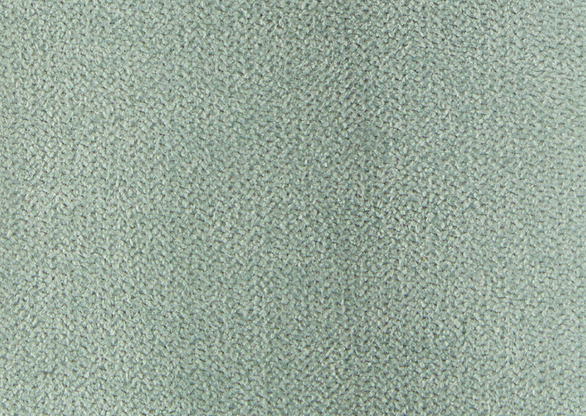 ECKSOFA in Chenille Mintgrün  - Schwarz/Mintgrün, Design, Textil/Metall (240/308cm) - Xora