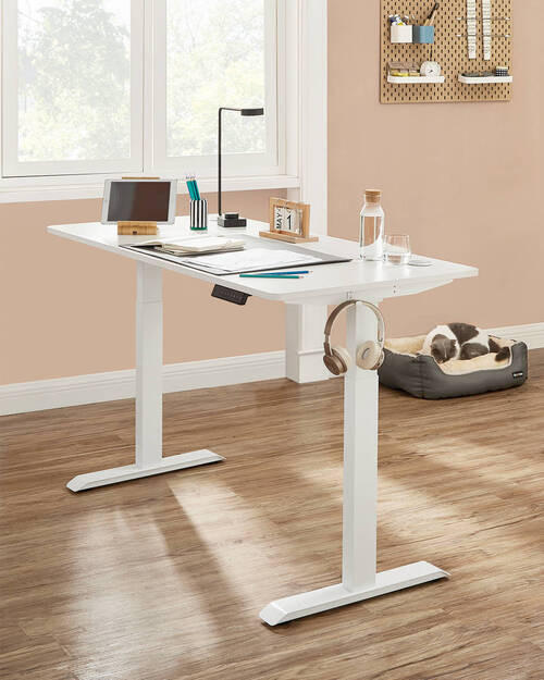 SCHREIBTISCHBEINE  in Weiß  - Weiß, Basics, Metall (107,5-175/69-115/60cm) - Boxxx