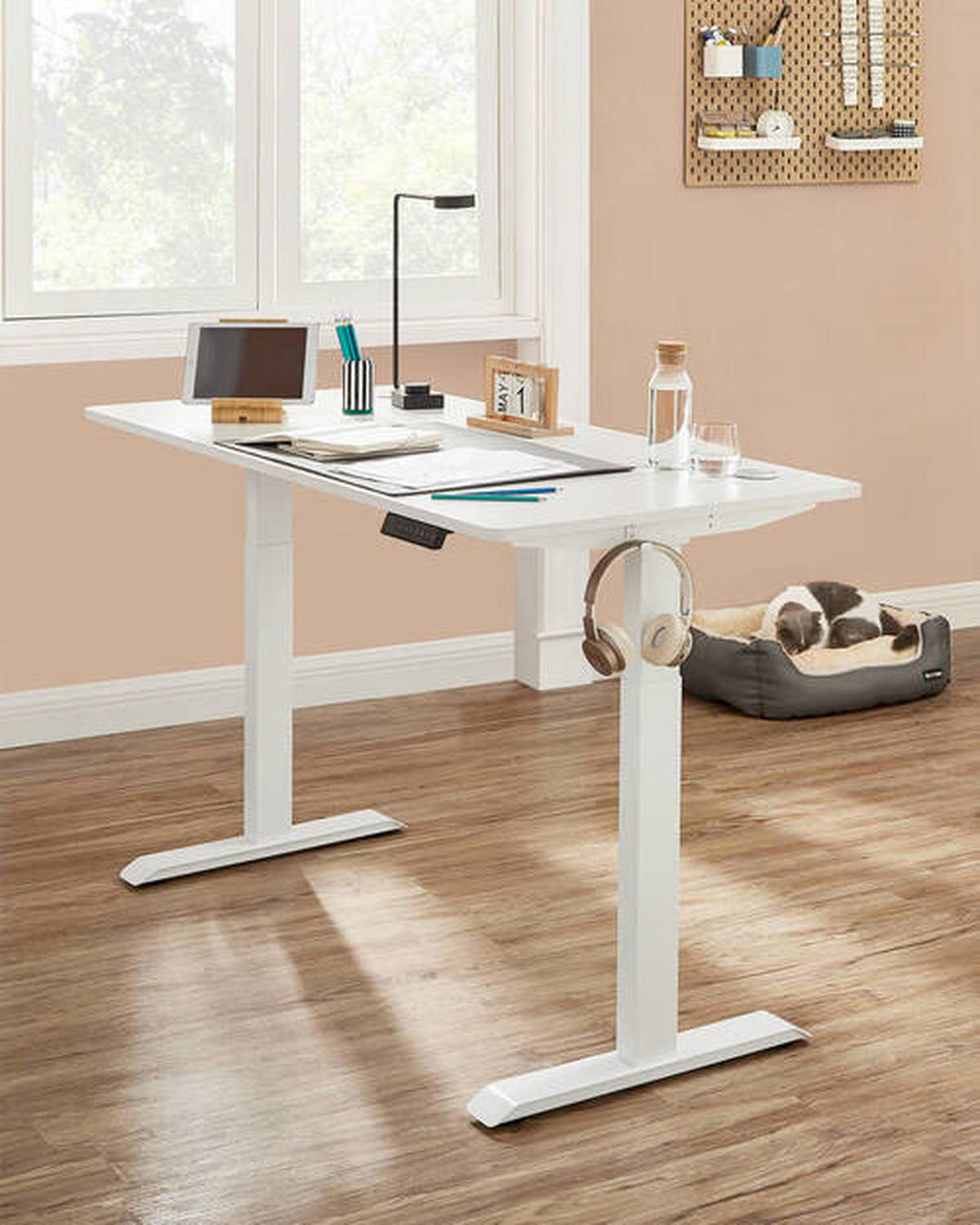 SCHREIBTISCHBEINE  in Weiß  - Weiß, Basics, Metall (107,5-175/69-115/60cm) - Boxxx