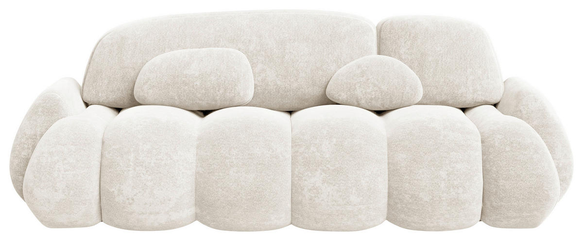 SCHLAFSOFA Creme  - Beige/Creme, Design, Kunststoff/Textil (270/103/113cm) - MID.YOU