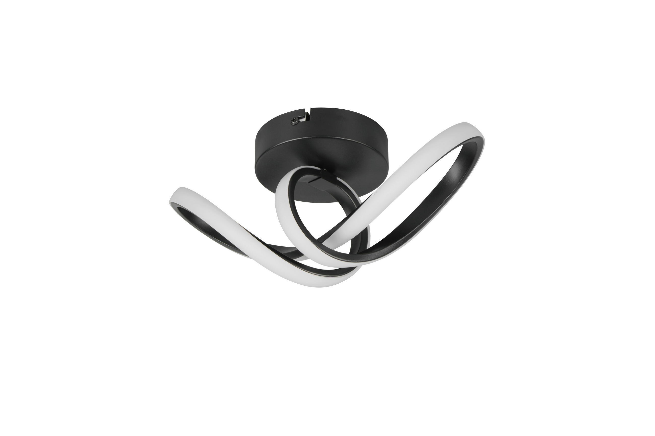 Plafonieră Cu Led     - negru, Design, metal (28/13,5/12cm)