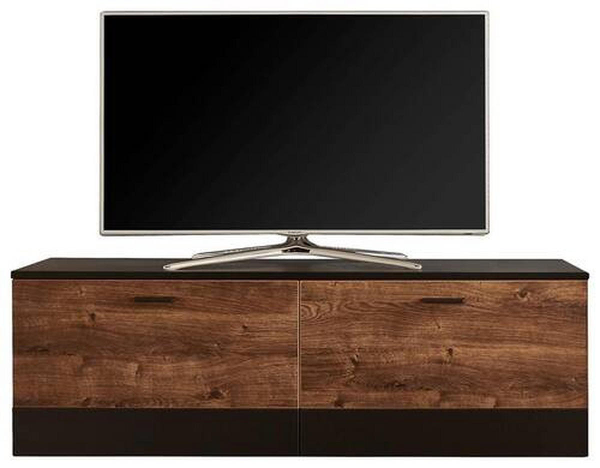 HÄNGEELEMENT Bastian Eichefarben, Dunkelgrau  - Eichefarben/Dunkelgrau, KONVENTIONELL, Holzwerkstoff/Metall (150/48/37cm) - Cantus