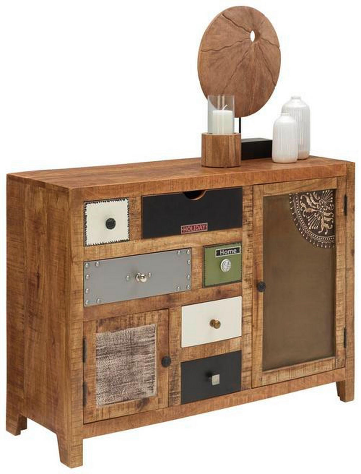 KOMMODE 110/80/40 cm  in Multicolor  - Multicolor, Lifestyle, Holz/Metall (110/80/40cm) - Landscape