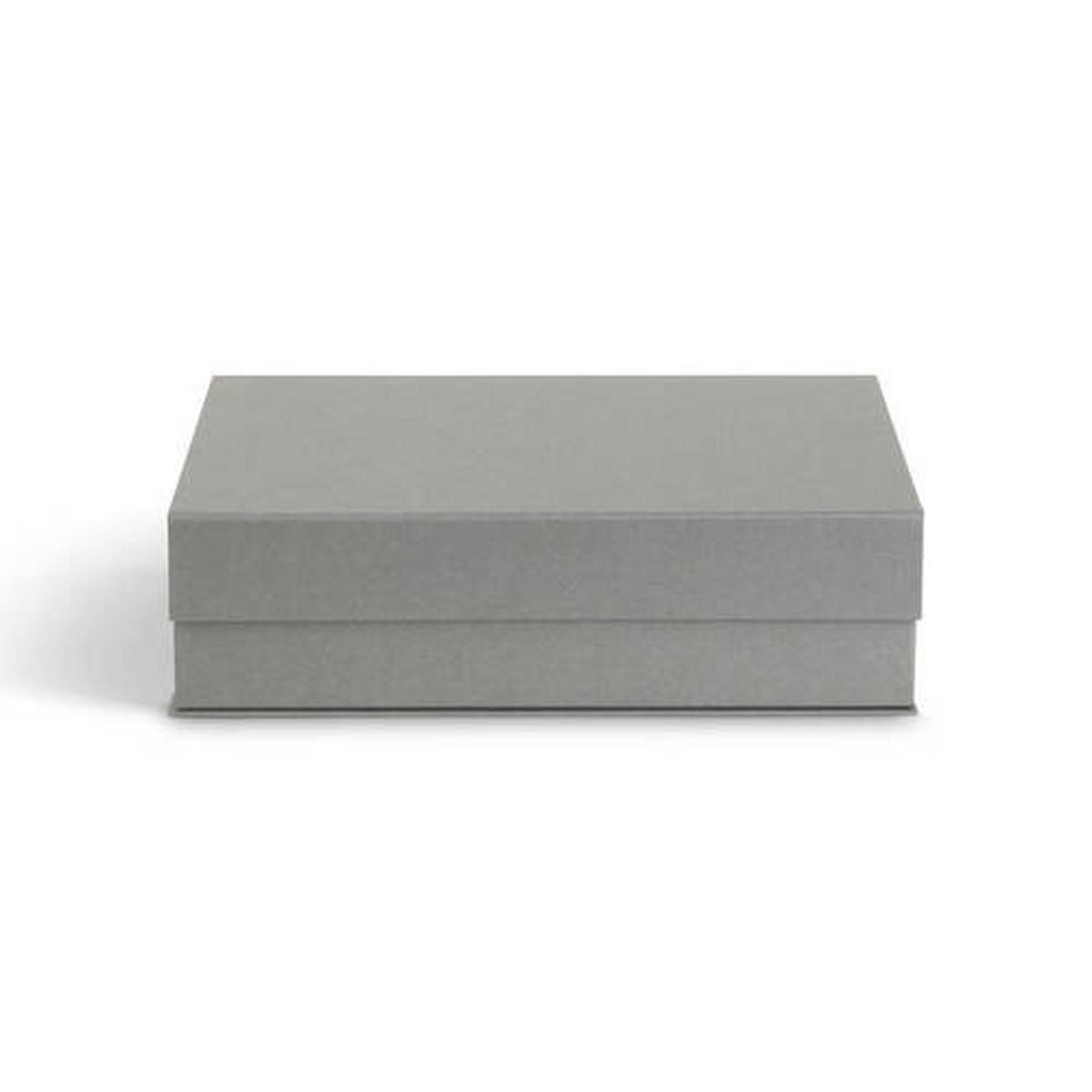AUFBEWAHRUNGSBOX    23/31.5/9 cm  - Grau, Basics, Karton/Papier (23/31.5/9cm)
