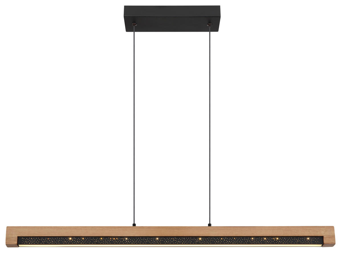 VISEČA LED-SVETILKA   //3000 K/230 V/ - črna/bela, Natur, kovina/umetna masa (85/7/120cm) - Globo