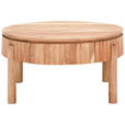 COUCHTISCH Akazie massiv, Sperrholz 80/80/40 cm rund Akaziefarben  - Akaziefarben, LIFESTYLE, Holz (80/80/40cm) - Landscape