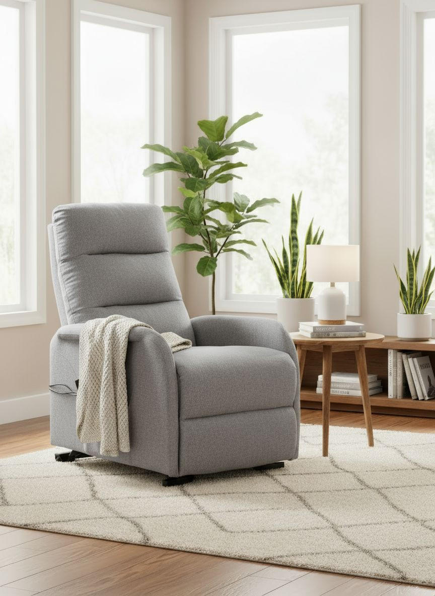 RELAXSESSEL in Metall, Textil Grau  - Schwarz/Grau, Design, Kunststoff/Textil (68/100/94cm) - Livetastic