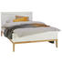 BETT 120/200 cm in Weiß, Eichefarben - Eichefarben/Weiß, LIFESTYLE, Holz/Holzwerkstoff (120/200cm) - Ben'n'jen BETT 120/200 cm in Weiß, Eichefarben - Eichefarben/Weiß, LIFESTYLE, Holz/Holzwerkstoff (120/200cm) - Ben'n'jen