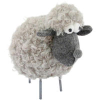 DEKOSCHAF   - Grau, LIFESTYLE, Textil/Metall (20/15/20cm)