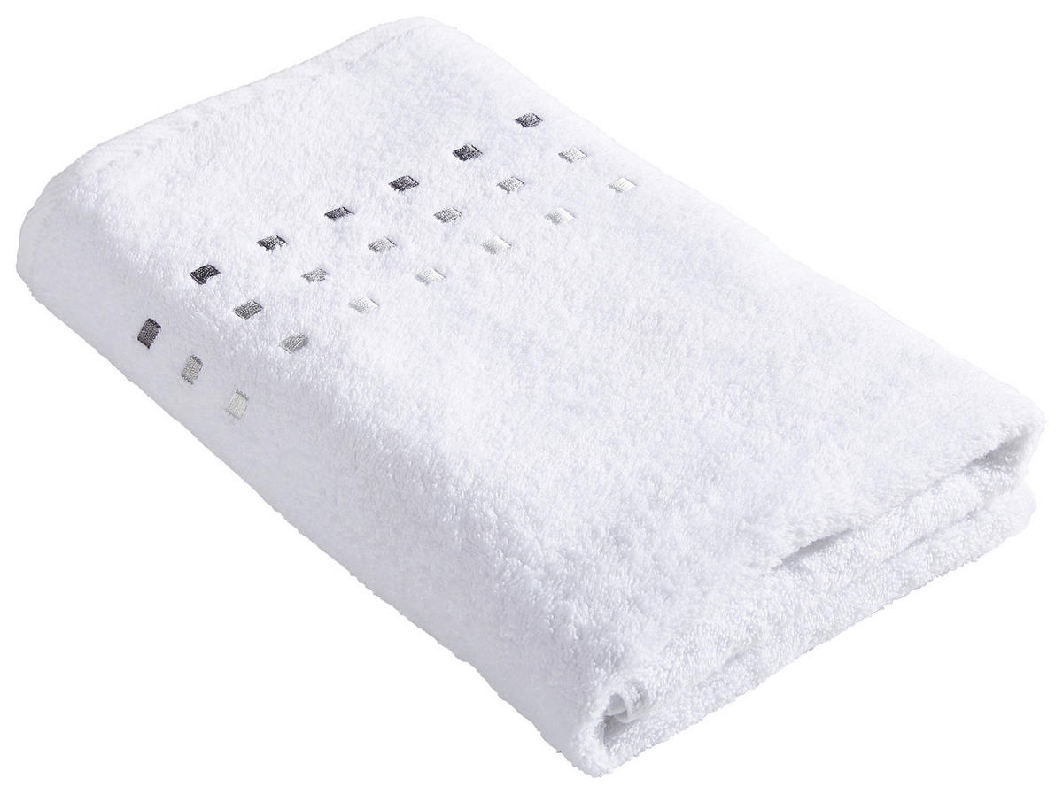 DUSCHTUCH Quattro 70/140 cm  - Weiß, Basics, Textil (70/140cm) - Esposa