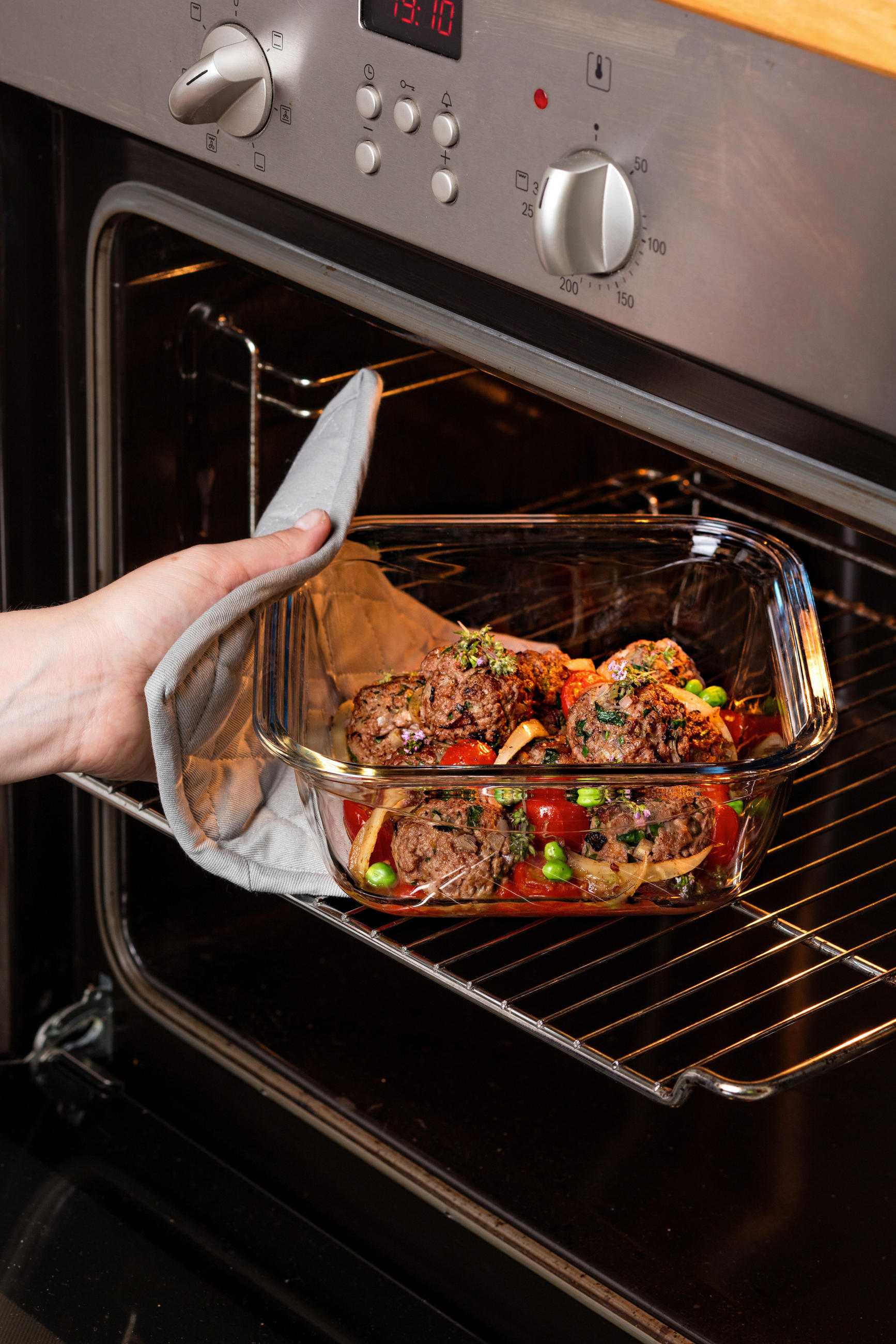 SÜTŐTÁL   - áttetsző/fehér, Basics, műanyag/üveg (0.49kg) - Pyrex