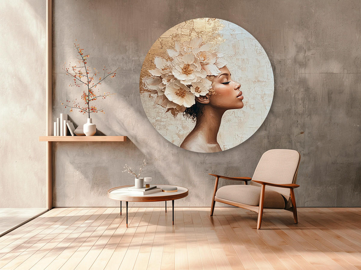 METALLBILD  - Hellbraun/Beige, Basics, Metall (120/0,3cm)
