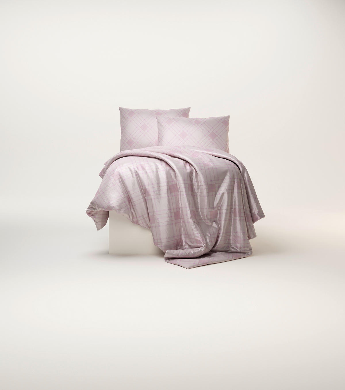 BETTWÄSCHE Satin 140/200 cm  - Rosa, Design, Textil (140/200cm) - Ambia Home