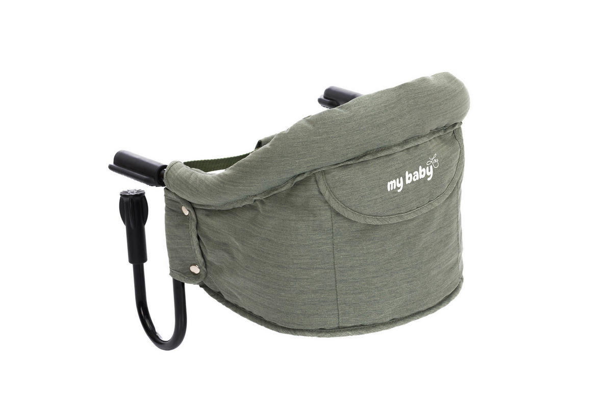 TISCHSITZ - Schwarz/Grün, Basics, Kunststoff/Textil (58,5/38/28,5cm) - My Baby Lou