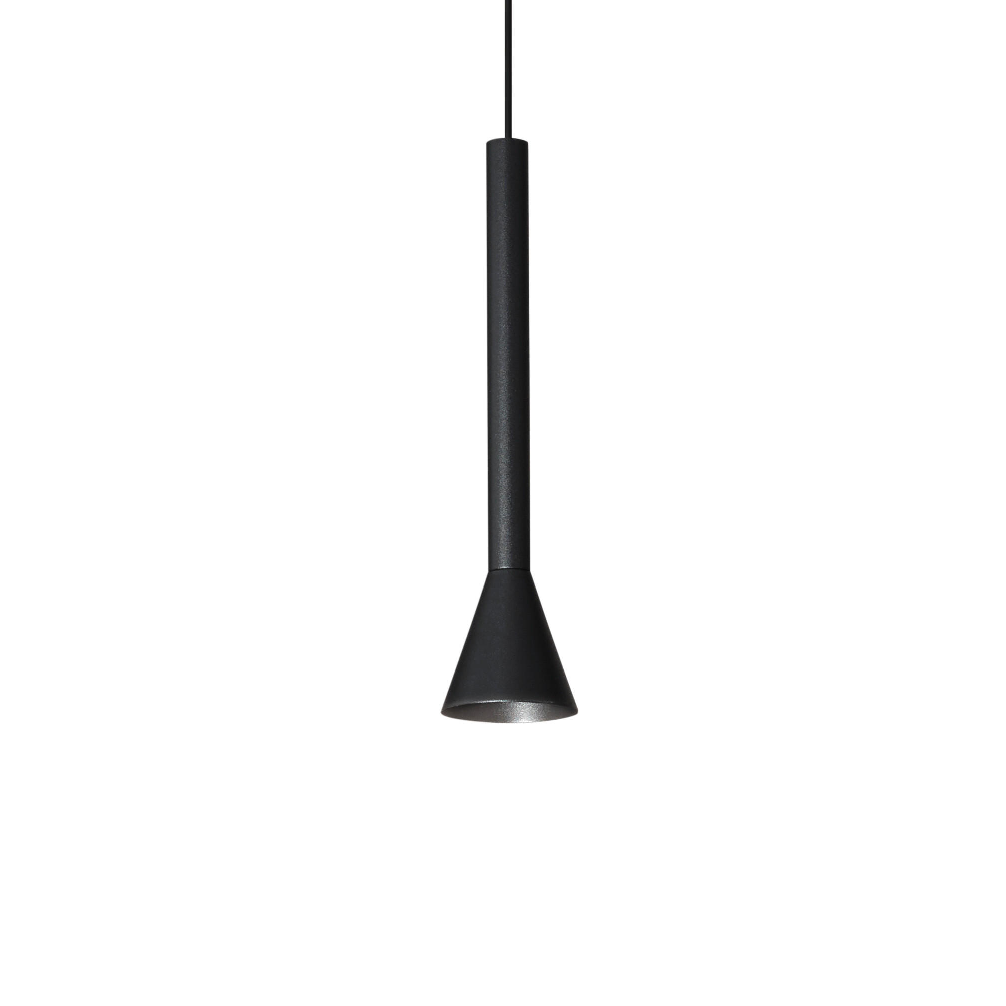 LED-HÄNGELEUCHTE Diesis SP Nero 6/50,5/243 cm   - Schwarz, Design, Metall (6/50,5/243cm)