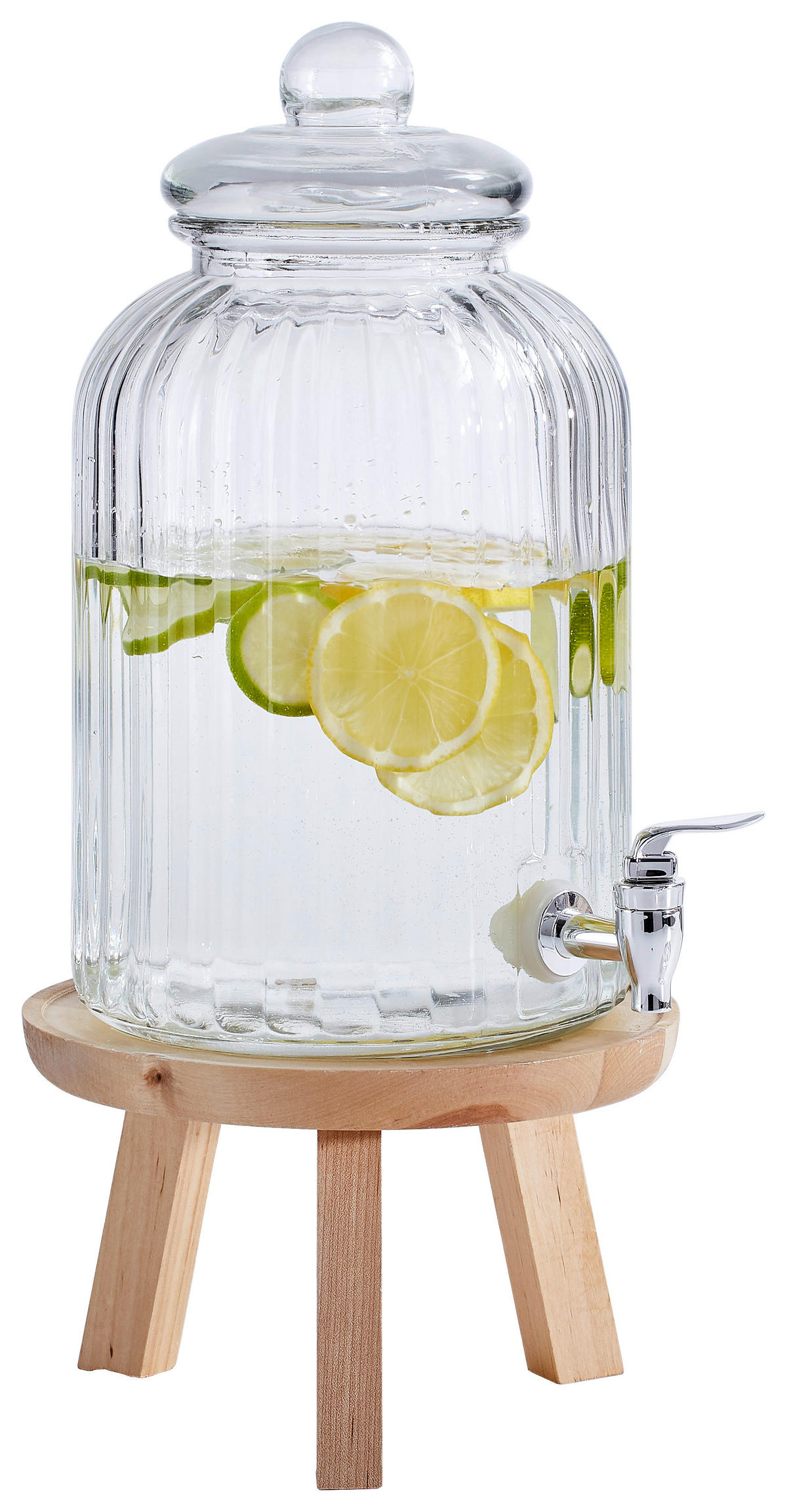 GETRÄNKESPENDER - Klar, Basics, Glas/Kunststoff (4,7l) - Novel