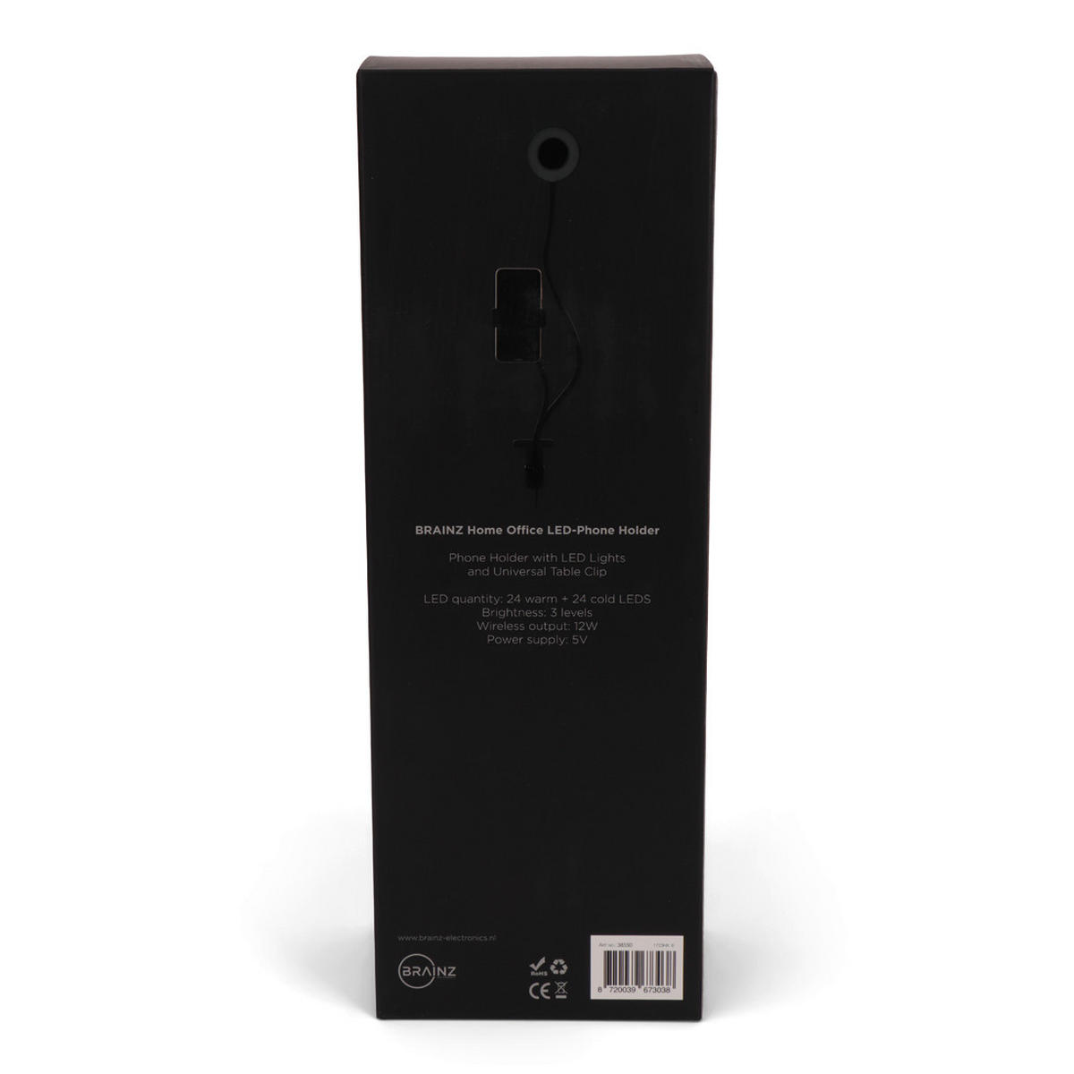 DRŽAČ ZA MOBILNI TELEFON - crna, Osnovno, plastika (62/11/9cm)
