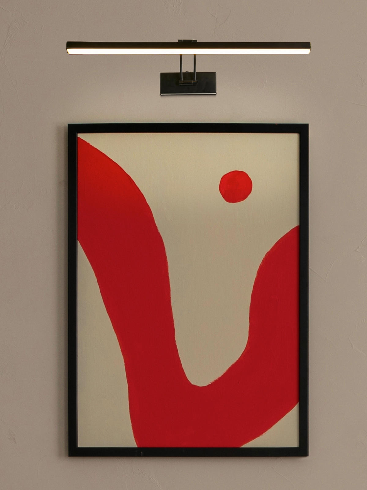 LED-BILDERLEUCHTE 18/60,5 cm   - Schwarz, Design, Kunststoff/Metall (18/60,5cm) - Searchlight
