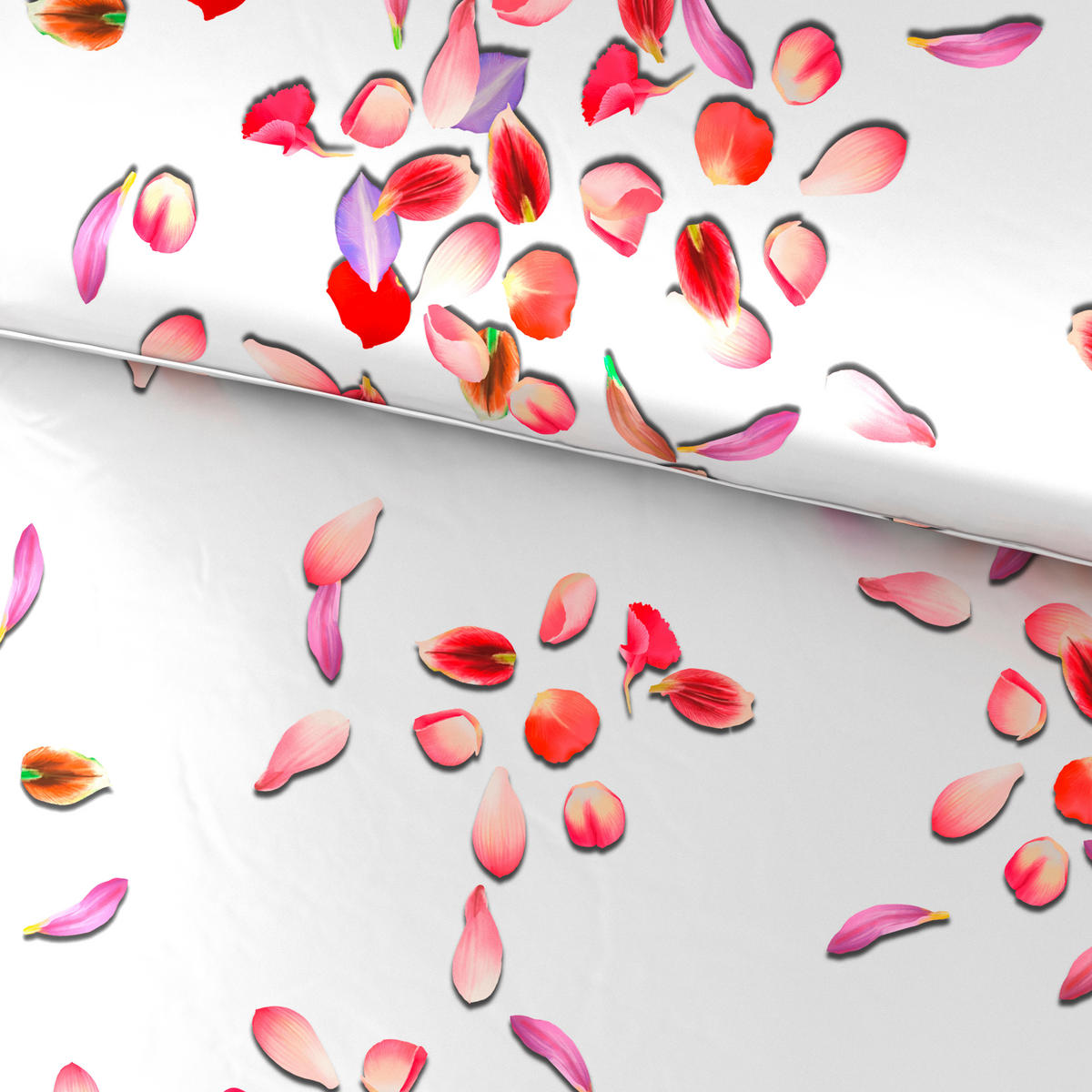 POSTELJINA SA DVA LICA AURORE 140/200 cm saten bela  - bela, Konvencionalno, tekstil (140/200cm) - Esposa