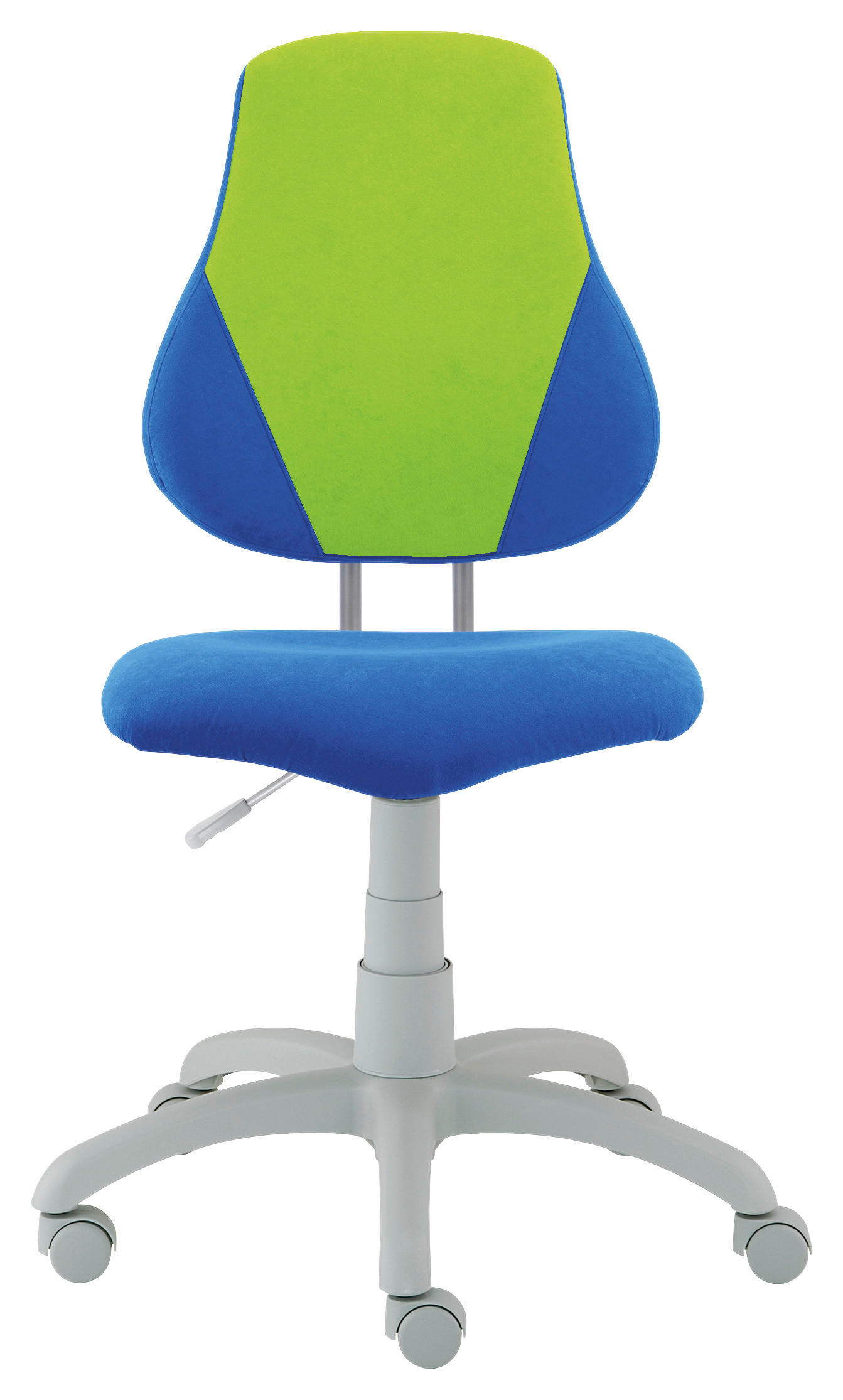 OTOČNÁ STOLIČKA PRE MLÁDEŽ, modrá, zelená - modrá/sivá, Basics, textil/plast (46/106/64cm) - Xora