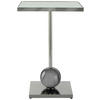 BEISTELLTISCH in Metall 42/42/62 cm  - Graphitfarben, Design, Glas/Metall (42/42/62cm) - Kayoom