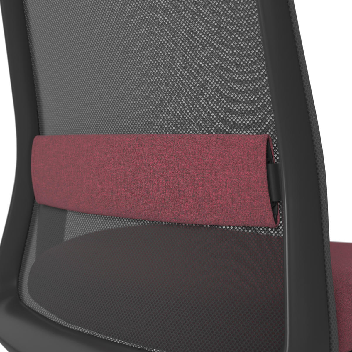 DREHSTUHL Schwarz, Pink  - Pink/Schwarz, MODERN, Kunststoff/Textil (70/103-115/70cm)