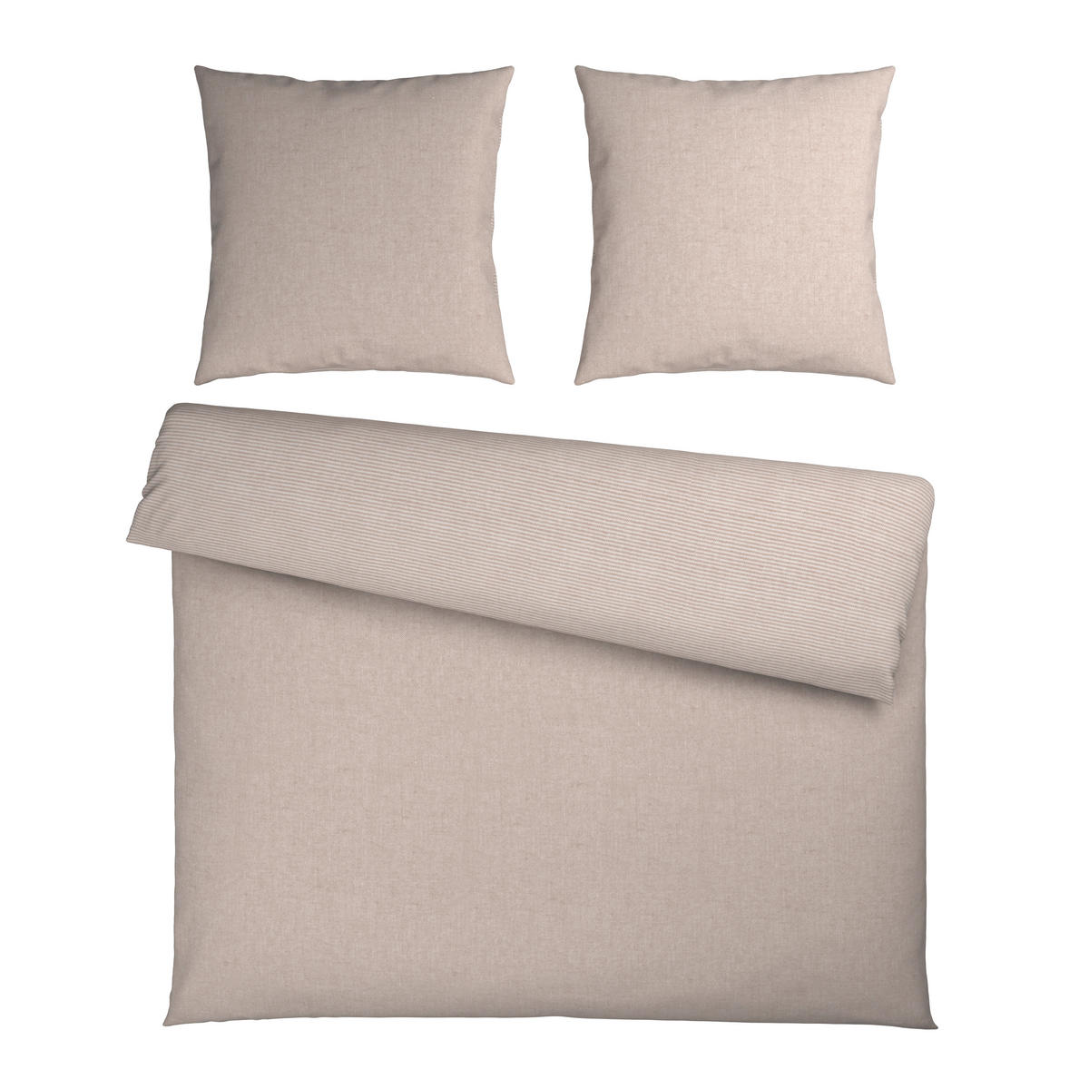 WENDEBETTWÄSCHE Flanell 200/200 cm  - Textil (200/200cm) - Novel