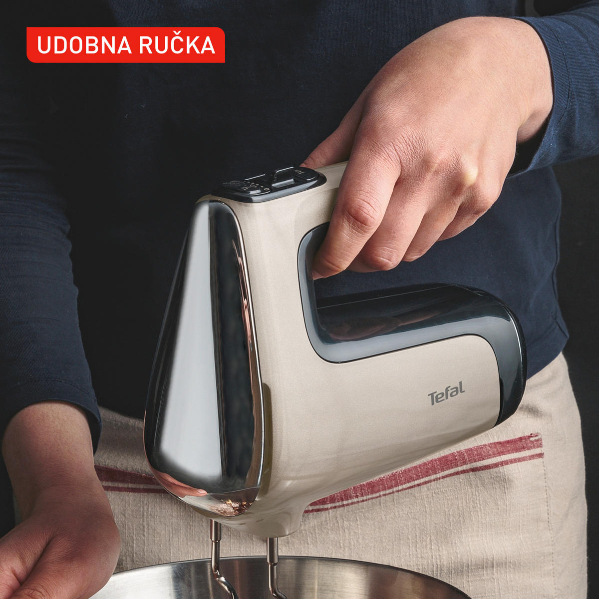 RUČNI MIKSER Powermax Silence    - višebojno, Basics, metal (21/7.6/30.5cm) - Tefal