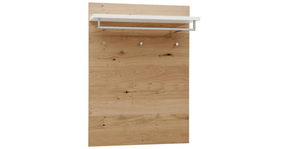 GARDEROBENPANEEL 80/109/27 cm - Eichefarben/Weiß, Design, Holz/Holzwerkstoff (80/109/27cm) - Dieter Knoll