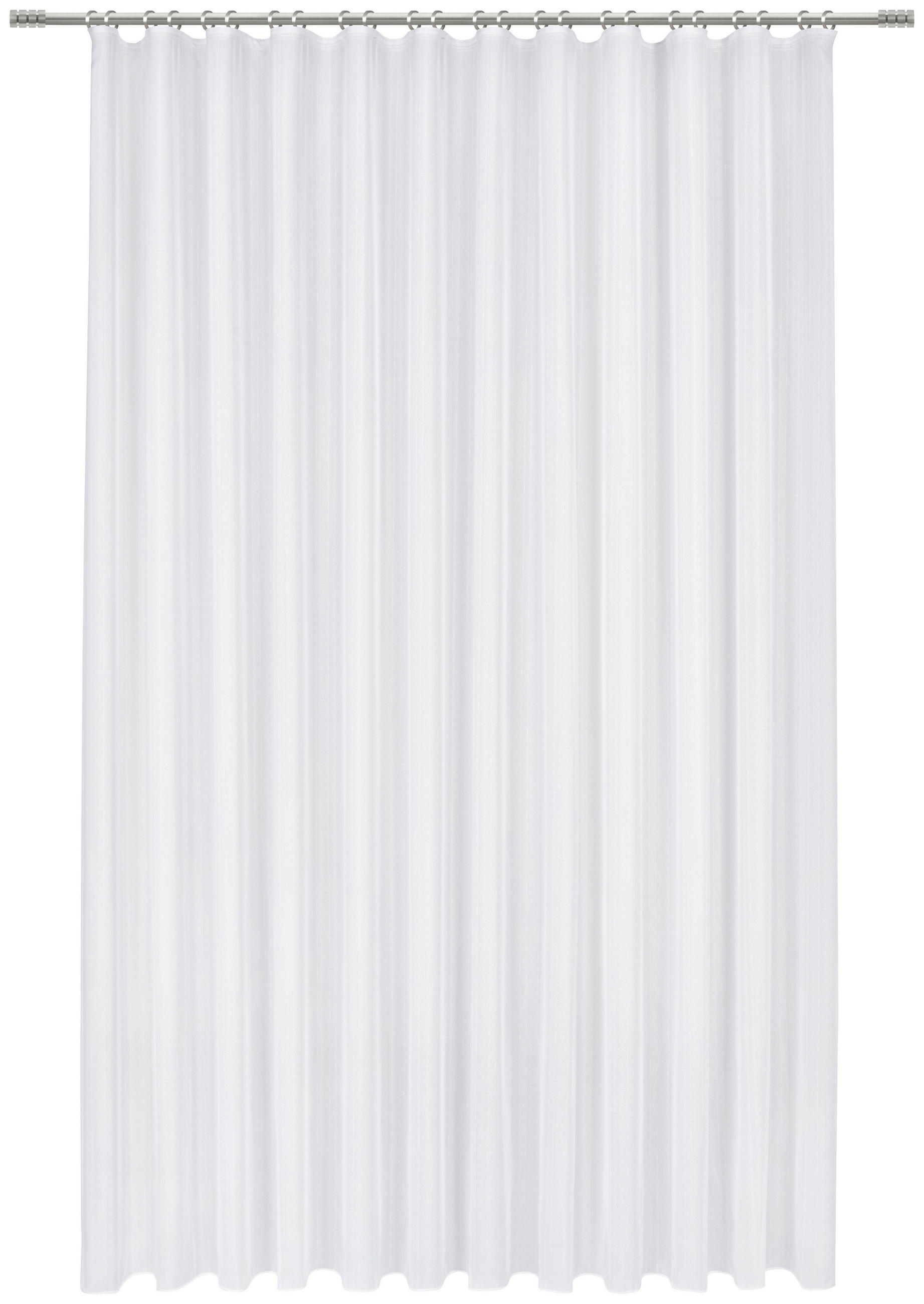 KÉSZFÜGGÖNY áttetsző  - fehér, Basics, textil (300/245cm) - Esposa
