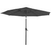 SONNENSCHIRM 300 cm Anthrazit  - Anthrazit, MODERN, Textil/Metall (300/300cm) - Siena Garden