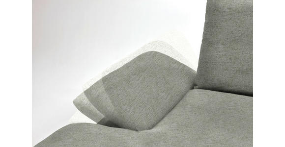 ECKSOFA in Flachgewebe Greige  - Greige/Schwarz, Design, Holz/Textil (159/314cm) - Dieter Knoll