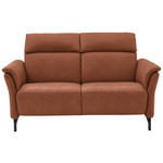 2-SITZER-SOFA  in Echtleder Cognac   - Cognac/Schwarz, KONVENTIONELL, Leder/Metall (178/103/95cm) - Dieter Knoll