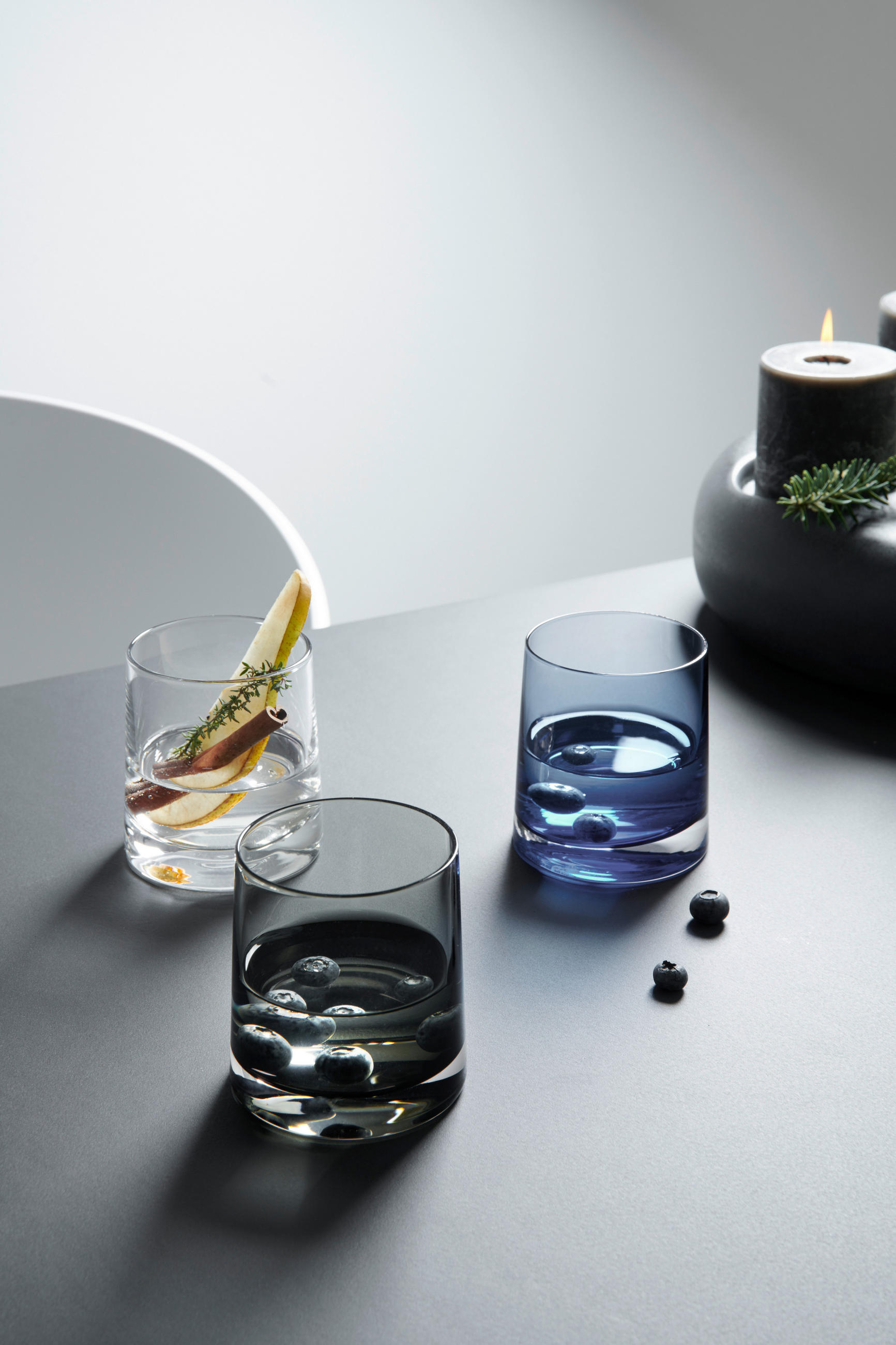 GLAS   - Grau, KONVENTIONELL, Glas (7,5/9cm) - ASA