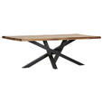 TISCHPLATTE      - Sheeshamfarben, Design, Holz (220/100/5cm) - Landscape