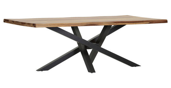 TISCHPLATTE      - Sheeshamfarben, Design, Holz (220/100/5cm) - Landscape