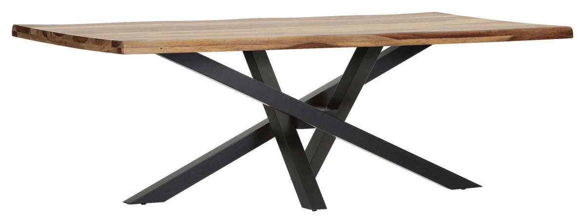 TISCHPLATTE      - Sheeshamfarben, Design, Holz (220/100/5cm) - Landscape