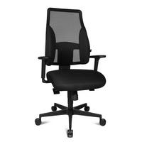 DREHSTUHL Schwarz  - Schwarz, Design (42/118,50/56cm) - Topstar