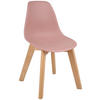 KINDERSTUHL - Pink/Buchefarben, MODERN, Holz/Kunststoff (33/57/38cm) - P & B
