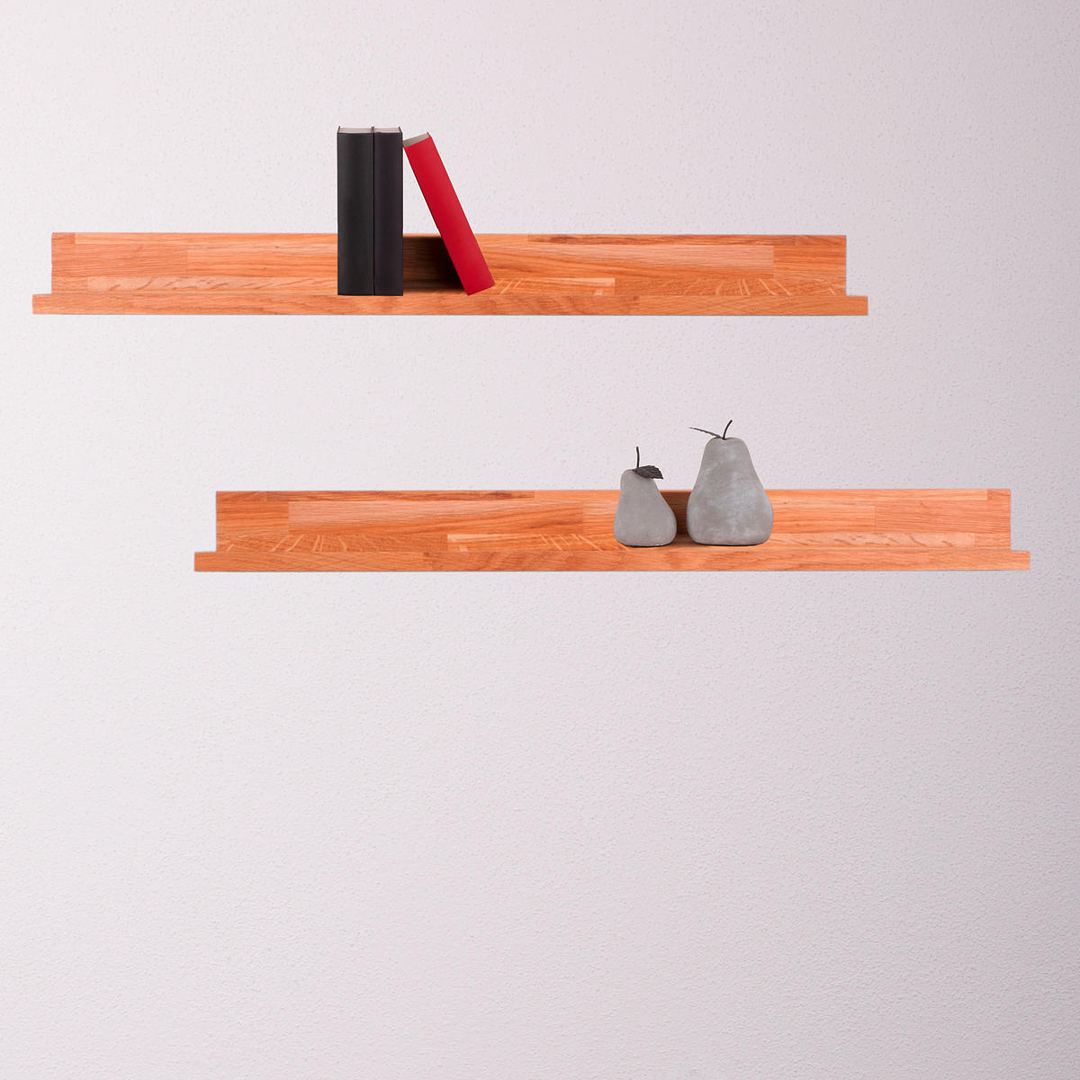 WANDBOARD Eiche Hartholz Eichefarben  - Eichefarben, Basics, Holz (80/8/20cm)