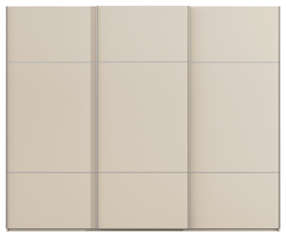 SCHWEBETÜRENSCHRANK 271/223/68 cm 3-türig Champagner  - Champagner/Alufarben, KONVENTIONELL, Holzwerkstoff/Metall (271/223/68cm) - Novel