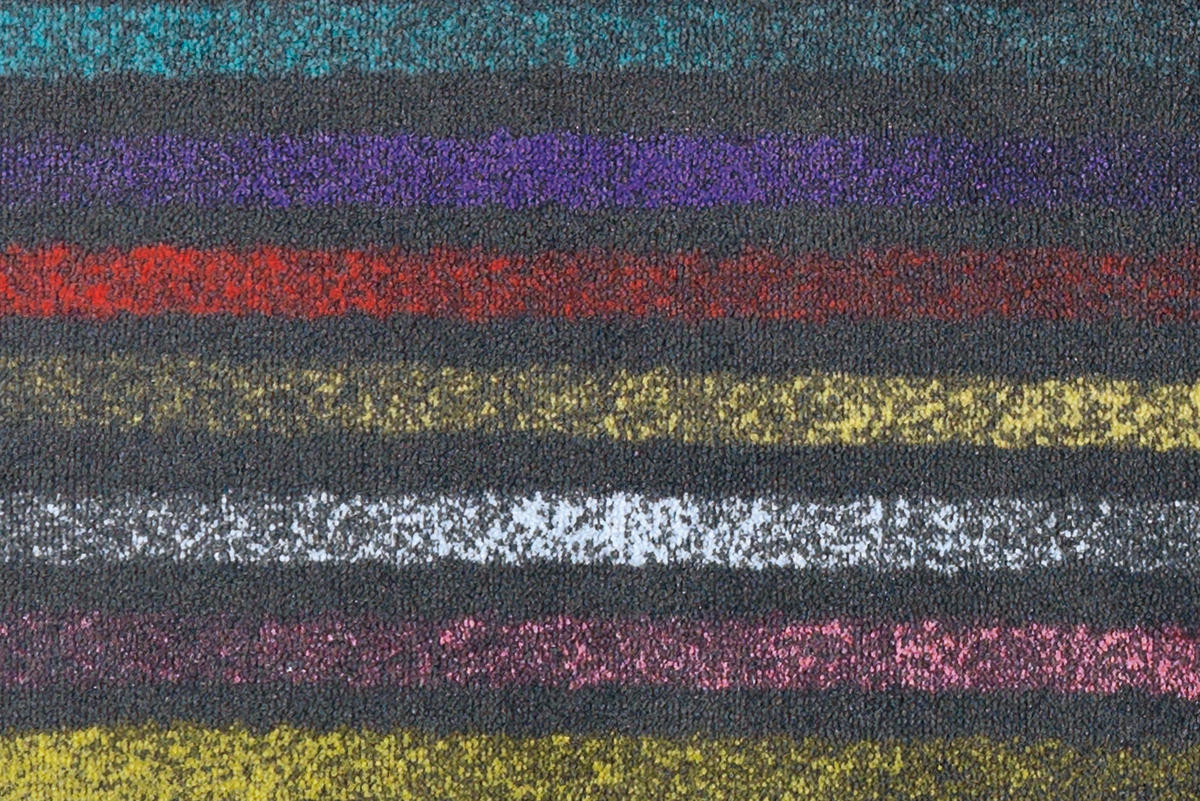FUSSMATTE 64/168 cm  - Multicolor/Grau, Basics, Kunststoff/Textil (64/168cm) - Kayoom