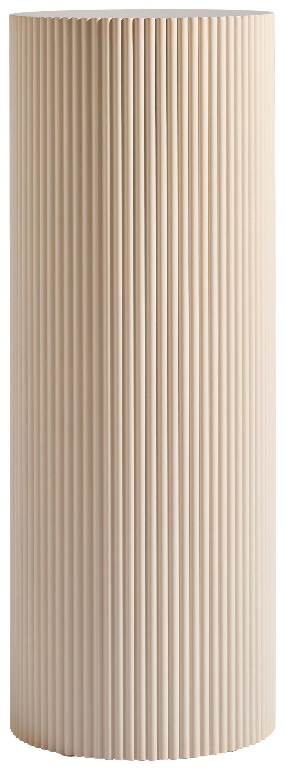 BLUMENSÄULE in Holzwerkstoff   - Naturfarben, Trend, Holzwerkstoff (30/80/30cm) - Xora