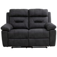 SOFFA i mikrofiber grå  - grå/svart, Klassisk, trä/textil (145/99/95cm) - Cantus