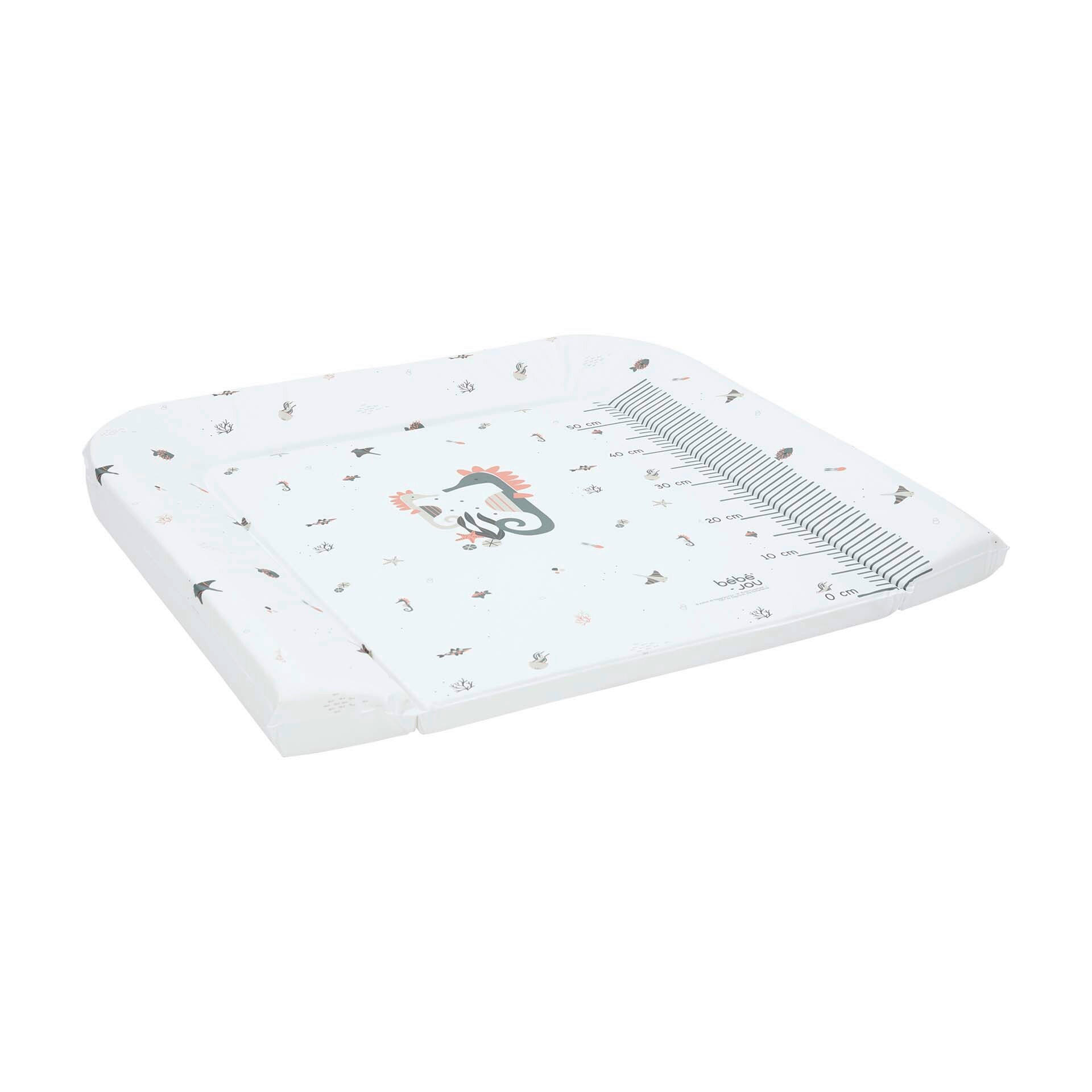 WICKELAUFLAGE - Weiß, Basics, Kunststoff (72/77/6.5cm) - Bebe Jou